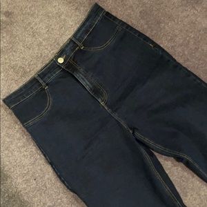 Zara super high waist skinny jeans
